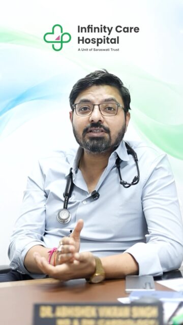 ❤️ Your heart works for you every second. It’s time to care for it.On World Heart Day, Dr Abhishek Vikram Singh (DM, Cardiology, Founder & Managing Director, Infinity Care Hospital) shares an important message on taking charge of your heart health, recognising the warning signs, and making healthier choices before it’s too late.Because when it comes to your heart, prevention is always better than a cure.This World Heart Day, listen to your heart. Care for it. Protect it. ❤️#WorldHeartDay #HeartHealth #HeartCare #InfinityCareHospital #HealthyHeart