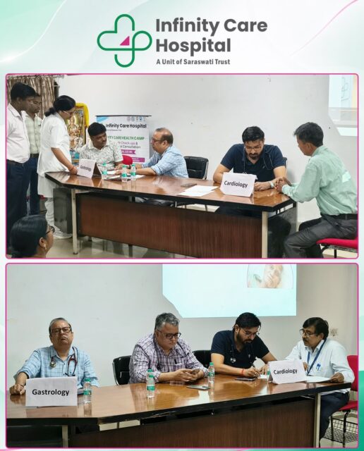 A successful BLW Camp at Infinity Care Hospital, bringing together Cardiology and Gastroenterology to promote better heart and digestive health through expert consultations and care. ❤️#InfinityCareHospital #BLWCamp #Cardiology #Gastroenterology #HealthcareForAll