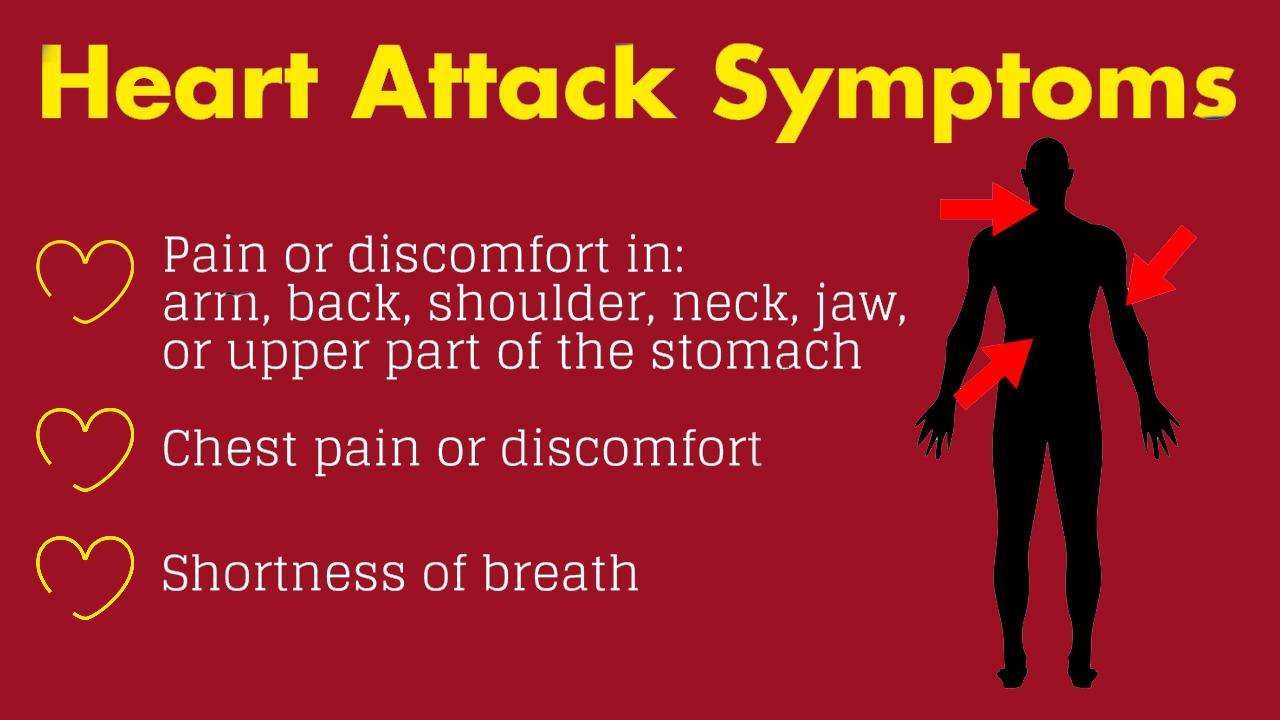 Symptoms of Heart Attack - Go to the doctor before getting caught in ...