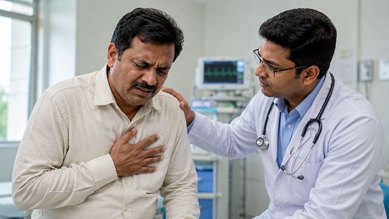 Chest Pain Treatment in Varanasi: Heart Warning Signs